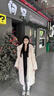 雅鹿時(shí)尚運動(dòng)長(cháng)款羽絨服女2025新款蓄熱加厚中長(cháng)款休閑90鴨絨保暖外套 奶茶色 M 【推薦105-120斤】 曬單實(shí)拍圖