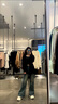 LPOX辣妹甜酷風(fēng)小個(gè)子低腰毛邊牛仔褲女秋季新款復古寬松顯瘦拖地長(cháng)褲 復古藍[小個(gè)子版]145-155 S 曬單實(shí)拍圖