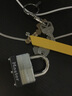 瑪斯特(Master Lock)掛鎖無(wú)膽鋼千層實(shí)心家用掛鎖倉庫大門(mén)鎖防風(fēng)雨耐腐蝕戶(hù)外鎖可調節U型鎖 500MCND 曬單實(shí)拍圖