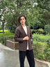 報喜鳥(niǎo)【可運動(dòng)西服】秋季新款李乃文明星同款商務(wù)休閑西服通勤外套單西 深棕色 48 A(175/96) 曬單實(shí)拍圖