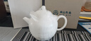 南山先生 功夫茶具白瓷泡茶壺小號(hào)茶道零配高檔冰種玉瓷水墨山水茶壺 冰種玉瓷茶壺（無爭(zhēng)系列） 曬單實(shí)拍圖