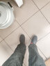 男士老北京布鞋 春秋透氣養(yǎng)生布鞋 千層底一腳蹬平底鞋 灰色 40 曬單實(shí)拍圖