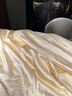 RIK SMITS高檔 6A 級黃金絲 100% 桑蠶絲提花蠶絲被芯 高端送禮家用空調被 6A級黃金繭雪絨花金色 220*240 黃金絲凈重8斤冬被 曬單實(shí)拍圖