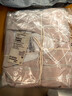 無(wú)印良品（MUJI）女式 無(wú)側(cè)縫雙層紗織 睡衣 家居服套裝  粉紅色條紋5A M 曬單實(shí)拍圖