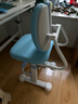 童博士?jì)和瘜W(xué)習椅子矯正坐姿寫(xiě)字作業(yè)學(xué)生凳子家用可升降調節電腦椅 手搖升降+動(dòng)態(tài)追背+乳膠坐墊藍 曬單實(shí)拍圖