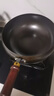 京嚴正宗章丘大肚鐵鍋老式家用炒菜鍋手工鍛打無(wú)涂層炒鍋不粘鍋 【三次開(kāi)鍋發(fā)貨】適用3-8人 28cm 久用無(wú)沙眼|送木蓋+鍋鏟+百潔布 曬單實(shí)拍圖