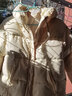啄木鳥(niǎo)棉服女短款2025年冬季新款韓版寬松大碼棉衣連帽時(shí)尚小個(gè)子棉襖 米白色 XL 110-125斤 曬單實(shí)拍圖