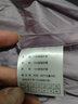 鴨鴨（YAYA）新國標(biāo)羽絨服女短款2025年秋冬新款面包服休閑百搭簡約連帽外套KL 淺紫色 L (165) 曬單實拍圖