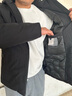 啄木鳥加絨加厚棉衣男士冬季羽棉絨服爸爸冬裝休閑保暖抗寒可拆卸帽外套 黑色 【加棉加厚】 2XL 【建議130-150斤】 曬單實拍圖