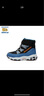 Skechers斯凱奇兒童絨絨靴雪地靴保暖男童棉鞋防寒加絨高幫女童靴660092L 男童/黑色/淺藍(lán)色/BKLB 30 曬單實(shí)拍圖