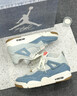 NIKE耐克AJ4休閑鞋女2025新款Air Jordan 4 Retro牛仔復古籃球運動(dòng)鞋 IB6716-100 38 曬單實(shí)拍圖