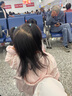 戴維貝拉（DAVE＆BELLA）兒童連帽上衣2025秋裝新款防水小童外套女童衣服甜美女寶寶外衣 花朵印花【現貨】 100 cm（建議身高90-100cm） 曬單實(shí)拍圖