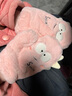 雪茜曼手套女秋冬季保暖可愛(ài)搞怪表情情侶加絨加厚掛脖連指毛絨防寒手套 曬單實(shí)拍圖