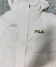 FILA 斐護科技|斐樂(lè )女裝長(cháng)款羽絨服冬季休閑簡(jiǎn)約連帽保暖羽絨外套 云菇白-WT 160/80A/S 曬單實(shí)拍圖