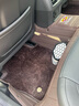 T適用于凱迪拉克腳墊XT5新XTS CT6 XT6 XT4 CT5真皮全包圍汽車(chē)腳墊 真皮款+納米絨【咖色系】 曬單實(shí)拍圖