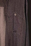 京西藍(lán)靛秋季高端復(fù)古豎條紋長(zhǎng)袖襯衣男寬松潮牌翻領(lǐng)牛仔襯衫純棉工裝外套 黑色 L 合適體重120-140斤 曬單實(shí)拍圖
