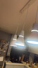 飛利浦 led餐廳燈吊燈三頭餐廳燈吊燈餐吊燈廚房吧臺燈具飯廳燈燈飾欣秀 含LED燈泡7W黃光3個 曬單實拍圖