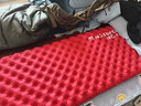 牧高笛（MOBIGARDEN）冷山雪翎Prime充氣墊 戶(hù)外徒步露營(yíng)輕量防潮加厚充氣鋁膜防潮墊 丹霞紅L 曬單實(shí)拍圖