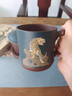 洛湘宜興紫砂杯高端名家唐麗純手工原礦紫砂泡茶杯節(jié)日送禮辦公杯禮品 威震四海蓋杯（五件套） 480ml 曬單實(shí)拍圖