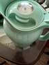 SIMELO施美樂(lè)玻璃內(nèi)膽保溫壺溫度顯示暖水壺燜茶壺茶壺?zé)崴畨?溫顯綠(玻璃紅膽) 1.5L 曬單實(shí)拍圖