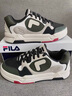 FILA FUSION斐樂(lè )官方潮牌男鞋BANK DX場(chǎng)下滑板鞋時(shí)尚舒適休閑鞋厚底鞋 豆腐白/黑-TB 40.5 曬單實(shí)拍圖
