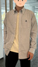 布克兄弟（BrooksBrothers）男士春秋牛津紡扣結(jié)領(lǐng)logo休閑襯衫 B976-藍(lán)色條紋 S 曬單實(shí)拍圖