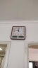 康巴丝（Compas）挂钟客厅 万年历温湿度时钟日历石英钟表挂墙C2983Y夜光咖木 37cm 实拍图