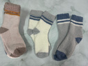 羅蒙珊瑚絨襪子男秋冬季5雙中筒襪男士居家保暖加厚男襪毛絨睡眠 曬單實(shí)拍圖