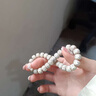 KOFTA原生態(tài)順白星月菩提子手串老型桶珠文玩單圈手鏈蜜蠟男女珠繞指柔 10*11mm原脂高油順百星月【紫檀鑲生肖銀】下單 曬單實拍圖
