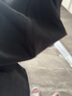 羅蒙含桑蠶絲長袖T恤男士POLO上衣冰絲圓領(lǐng)體恤衫打底衫男裝 黑色 M  曬單實(shí)拍圖