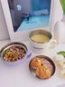 WELLMEET學(xué)生飯盒小學(xué)生專(zhuān)用宿舍泡面碗餐盒不銹鋼飯盒兒童飯盒學(xué)校用 星黛紫【小號1300ml】 曬單實(shí)拍圖