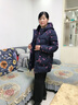 俞兆林媽媽裝冬裝棉襖外套中長(cháng)款羽絨服女老年人加厚棉衣服奶奶大碼棉服 QL-20889 藏青色【棉襖】 XL 【建議105-120斤左右】 曬單實(shí)拍圖
