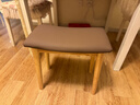 實(shí)木凳子家用梳妝凳馬鞍凳板凳餐廳椅子餐桌等簡(jiǎn)約吧臺矮凳 SD-HXD-02原木色 曬單實(shí)拍圖