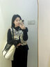 三美嬰三美嬰單肩媽咪包新款多功能托特包大容量母嬰媽媽外出斜跨皮質(zhì)包 黑色 曬單實拍圖