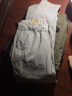 Levi's李維斯男士寬松直筒簡(jiǎn)約隨性隨搭通勤藍(lán)白拼色條紋休閑褲 藍(lán)白拼色 M 曬單實(shí)拍圖