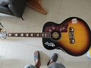 epiphone民謠木吉他大師全單Masterbilt J-200 AVS 復古日落色電箱易普鋒 曬單實拍圖