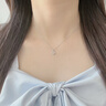 中國黃金（CHINA GOLD）連理枝項鏈女925銀玉髓吊墜鎖骨鏈小眾實用七夕生日禮物女送女友 [今/次日達(dá)]連“荔”枝項鏈【品牌禮盒】 曬單實拍圖