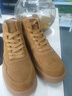 高幫馬丁靴男鞋秋冬季中邦板鞋韓版潮流工裝短靴運動(dòng)休閑潮鞋子男 黃色加絨款 41 男碼 按皮鞋碼數購買(mǎi) 曬單實(shí)拍圖