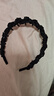 巴黎王妃發(fā)箍女2025新款輕奢壓發(fā)頭箍氣質(zhì)小香風(fēng)串珠纏繞發(fā)捆頭飾 【巴黎王妃發(fā)箍】黑色1個(gè) 曬單實(shí)拍圖