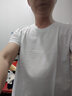 必行（bisual）男士純棉短袖t恤運(yùn)動打底衫男無痕內(nèi)衣V領(lǐng)緊身背心透氣吸汗衫男 短袖（銀灰+白色） 2XL （適合140-160斤） 曬單實(shí)拍圖