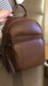 viney牛皮雙肩包女大容量輕便旅行包背包大學(xué)生高中書(shū)包生日禮物送女友 曬單實(shí)拍圖