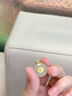 中國黃金（CHINA GOLD）足金福字和田玉吊墜女士奢華金鑲玉情人節生日情人節禮物送女朋友 金鑲玉吊墜【贈銀鏈】 約0.6g 曬單實(shí)拍圖