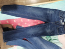 七匹狼【加絨牛仔褲】男褲新款水洗彈力直筒舒適保暖磨毛男士長(cháng)褲子 112(中藍)1D1E70403516 30 曬單實(shí)拍圖