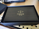 派克（PARKER）鋼筆簽字筆 國慶中秋節禮物 定制賀卡 精英睿智黑金夾墨水筆+木制禮盒（咨詢(xún)客服更優(yōu)惠） 曬單實(shí)拍圖