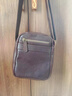 路遜緹卡新款男士單肩包真皮休閑斜挎包植鞣牛皮復古手機包原創(chuàng  )小眾斜背包 黑色 小包 曬單實(shí)拍圖