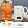 九陽(yáng)（Joyoung）1.2L便攜式折疊燒水壺 316L不銹鋼內膽6段智能控溫一壺多用0膠水可折疊開(kāi)水壺泡面杯K12ED-WZ101 曬單實(shí)拍圖