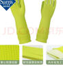 克林萊 進(jìn)口橡膠手套 大號 3副裝 淺綠色 3件 曬單實(shí)拍圖