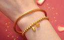 菜百首飾黃金手鏈 足金5G工藝閃耀金簡(jiǎn)約時(shí)尚大氣蛇形扣手鏈 黃金手鏈 約1.98g 約16cm 曬單實(shí)拍圖