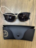 雷朋（RayBan）太陽(yáng)鏡潮流方框男女款墨鏡0RB4187F 曬單實(shí)拍圖