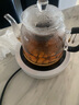 borun HOME加厚玻璃茶壺煮茶器蒸燒水壺1.3L大容量養(yǎng)生壺自動電陶爐茶具套裝 A款編繩蒸煮壺+圓黑色爐 1.3L 曬單實拍圖